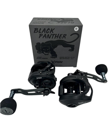REEL BLACK PANTHER SERIE 300 5+1BB DERECHO DRAG DE 17KG MANIJA DE FUERZA