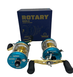 REEL ROTATIVO SERIE 400 4+1BB DERECHO DRAG DE 17LBS