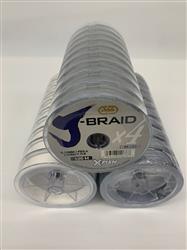 MULTI J-BRAID 4X 100M 0,10 BLANCO Y GRIS UNIDO