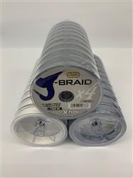 MULTI J-BRAID 4X 100M 0,14 BLANCO Y GRIS UNIDO