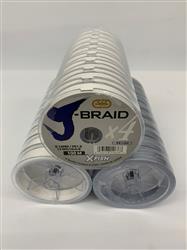 MULTI J-BRAID 4X 100M 0,16 BLANCO Y GRIS UNIDO