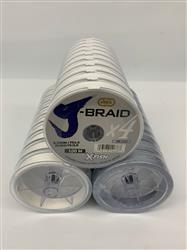 MULTI J-BRAID 4X 100M 0,33 BLANCO Y GRIS UNIDO